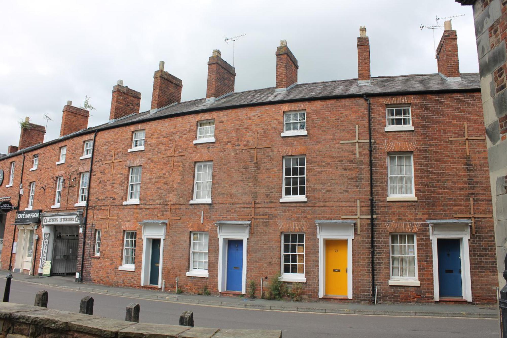 Shrewsbury Georgian Town House - Hills Lane Villa Eksteriør billede
