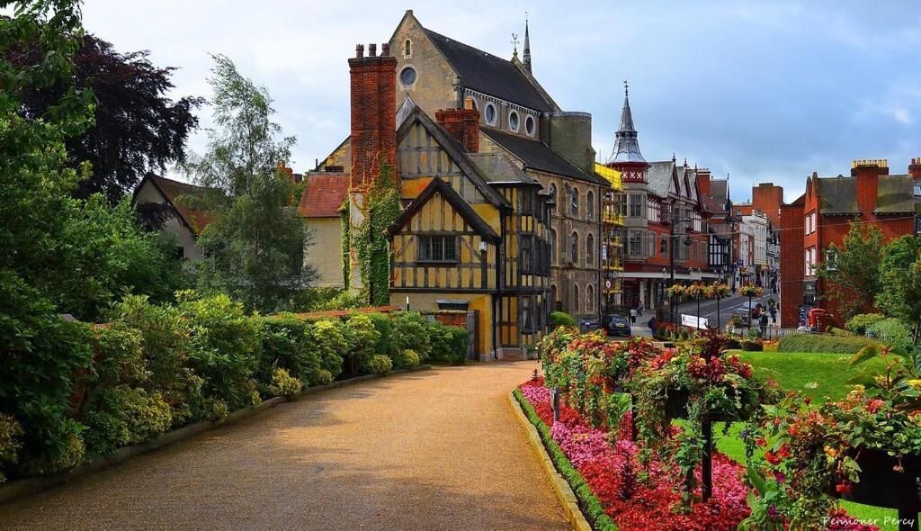 Shrewsbury Georgian Town House - Hills Lane Villa Eksteriør billede